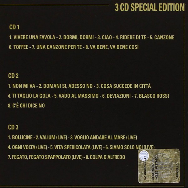 Vasco Rossi special edition vol.1 cd