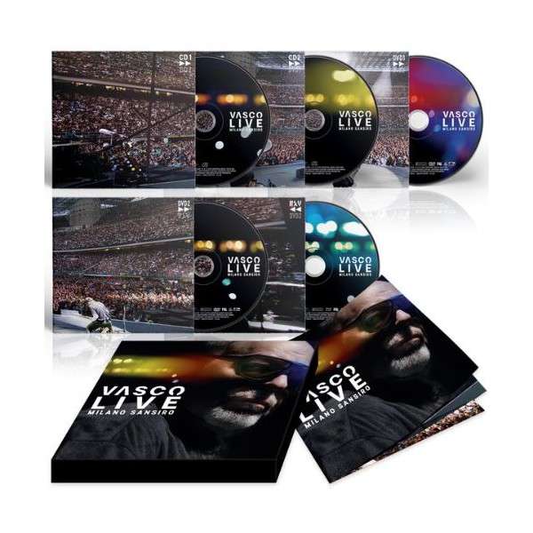 Vasco Live Milano SanSiro ( Box 2Cd+2Dvd+Bd)